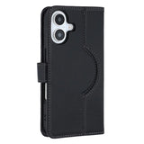 iPhone 16 Plus MyTPhone CardMate MagSafe Læder Pung Cover med Kortholder, Stativ, 2x Skærmbeskyttelse - sort