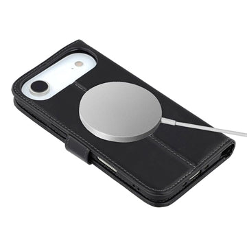 iPhone Air MyTPhone CardMate MagSafe Læder Pung Cover med Kortholder, Stativ, 2x Skærmbeskyttelse - sort