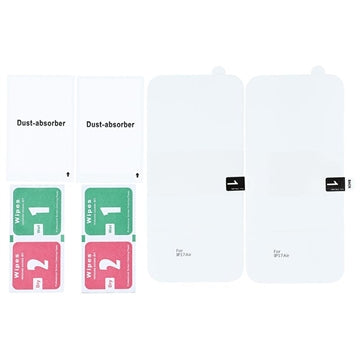iPhone Air MyTPhone CardMate MagSafe Læder Pung Cover med Kortholder, Stativ, 2x Skærmbeskyttelse - sort