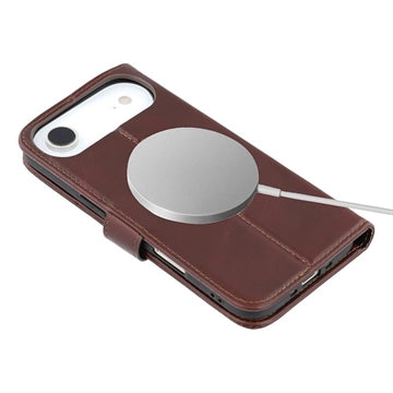 iPhone Air MyTPhone CardMate MagSafe Læder Pung Cover med Kortholder, Stativ, 2x Skærmbeskyttelse - mørkebrun