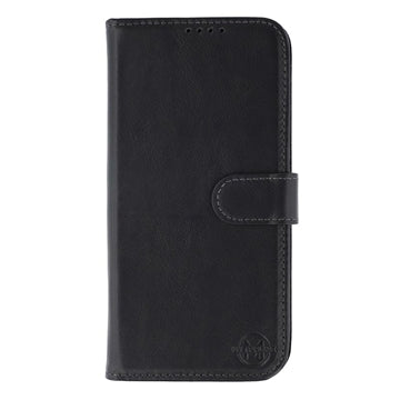 iPhone 17 MyTPhone CardMate MagSafe Læder Pung Cover med Kortholder, Stativ, 2x Skærmbeskyttelse - sort