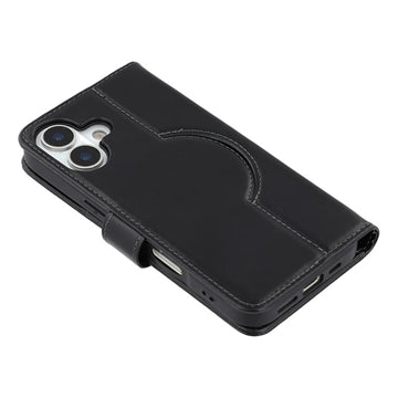 iPhone 17 MyTPhone CardMate MagSafe Læder Pung Cover med Kortholder, Stativ, 2x Skærmbeskyttelse - sort