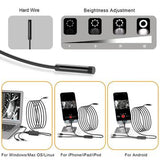 NK-5001Pro 3-i-1 inspektionskamera / endoskop 5.5mm - Lightning, USB-C, USB - 5m
