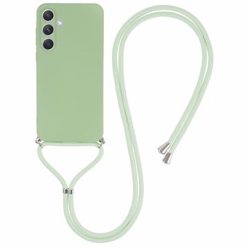 Samsung Galaxy A55 Halskæde-serie TPU-cover - Menta Grøn