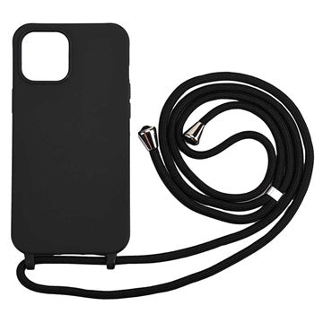 Halskæde-serie iPhone 12 Mini TPU-cover - Sort