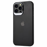 iPhone 12/12 Pro Hybrid Cover med Skjult Stand - Sort / Gennemsigtig