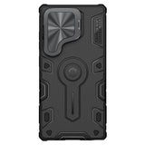 Samsung Galaxy S25 Ultra Nillkin CamShield Armor Prop Hybrid Cover - MagSafe-kompatibel - Sort