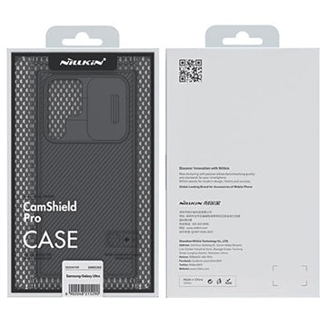 Nillkin CamShield Pro Samsung Galaxy S22 Ultra 5G Hybrid Cover - Sort