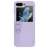 Samsung Galaxy Z Flip5 Nillkin Flex Flip Liquid Silikone Cover - Lilla