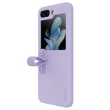Samsung Galaxy Z Flip5 Nillkin Flex Flip Liquid Silikone Cover - Lilla