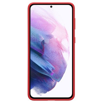 Nillkin Flex Pure Samsung Galaxy S21+ 5G Liquid Silikone Cover - Rød