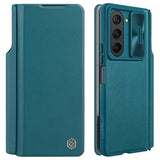 Samsung Galaxy Z Fold5 Nillkin Qin Pro Flip Cover - Grøn