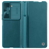 Samsung Galaxy Z Fold5 Nillkin Qin Pro Flip Cover - Grøn