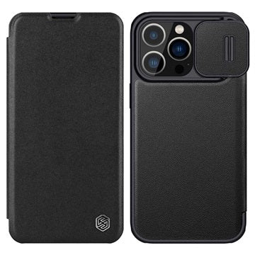 Nillkin Qin Pro Series iPhone 14 Pro Flip Cover - Sort