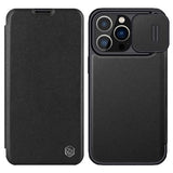 Nillkin Qin Pro Series iPhone 14 Pro Flip Cover - Sort