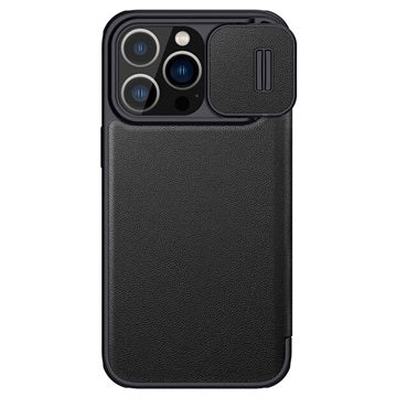 Nillkin Qin Pro Series iPhone 14 Pro Flip Cover - Sort