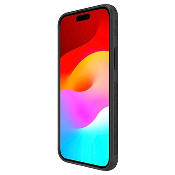 iPhone 15 Nillkin Super Frosted Shield Pro Hybrid Cover - Sort