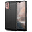 Nokia C32 Børstet TPU Cover - Karbonfiber - Sort