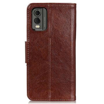 Nokia C32 Elegant Series Pung med Stativfunktion - Brun