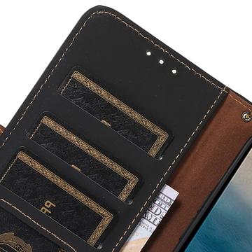 Nokia C32 Læderpung med RFID - Sort
