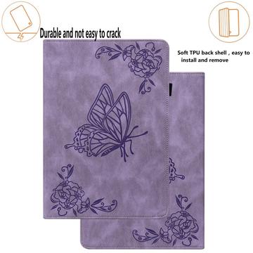 Nokia T21 Butterfly Series Folio-etui - Lilla