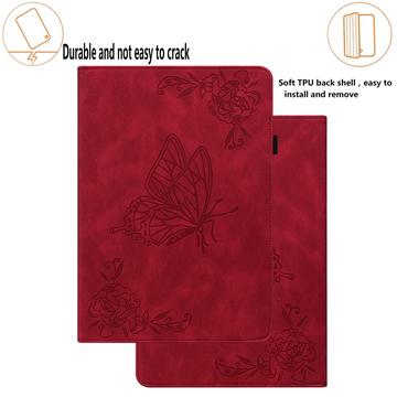Nokia T21 Butterfly Series Folio-etui - Rød