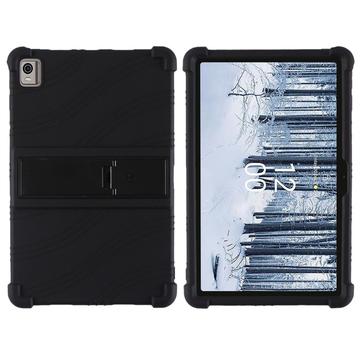 Nokia T21 silikoneetui med kickstand - sort