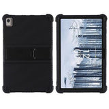 Nokia T21 silikoneetui med kickstand - sort