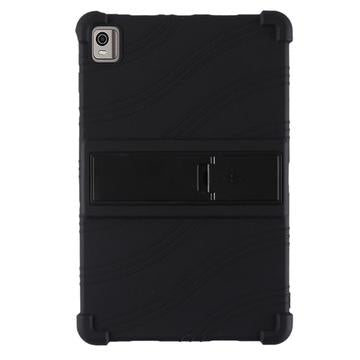 Nokia T21 silikoneetui med kickstand - sort
