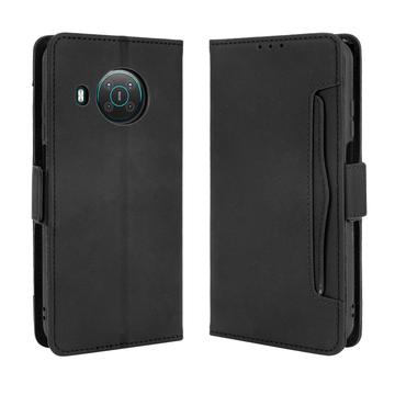 Nokia X10/X20 Pung Cover med Kortholder - Sort