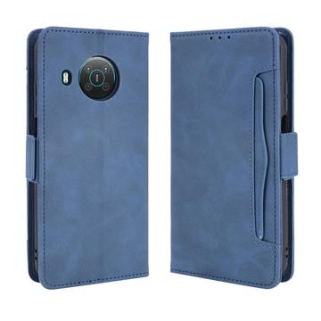 Nokia X10/X20 Pung Cover med Kortholder - Blå
