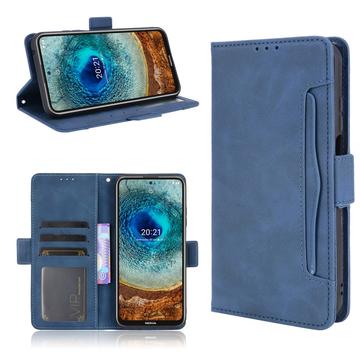 Nokia X10/X20 Pung Cover med Kortholder - Blå