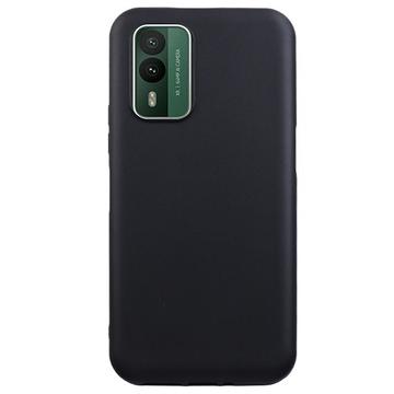 Nokia XR21 Anti-Fingeraftryk Mat TPU Cover - Sort