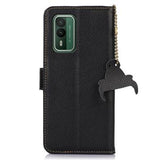 Nokia XR21 Læderpung med RFID - Sort