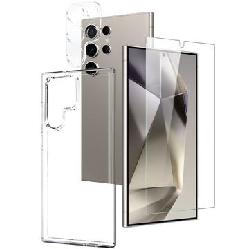 Samsung Galaxy S24 Ultra Northjo 3-i-1 Beskyttelsessæt