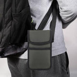 Nylon-taljevæsk med kortholder og karabinhage, 6.7-7" - grøn