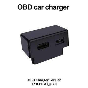 OBD-biloplader til Tesla Model 3/Y - 30W USB-C, 18W USB-A