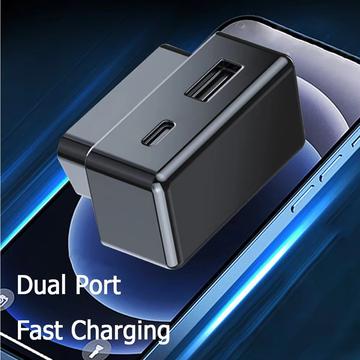 OBD-biloplader til Tesla Model 3/Y - 30W USB-C, 18W USB-A
