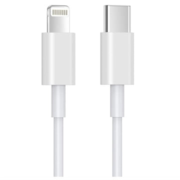 OTB USB-C / Lightning-kabel - iPhone 14/13/12/X/iPad Pro - 1 m - hvid