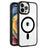 iPhone 15 Pro Okkes MagSafe Hybrid Cover - Sort