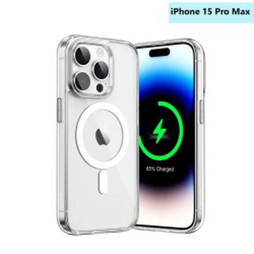 iPhone 15 Pro Max Okkes MagSafe Hybrid Cover - Klar