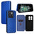 OnePlus 10T/Ace Pro Flip Cover - Kulfiber - Blå