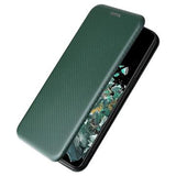 OnePlus 10T/Ace Pro Flip Cover - Karbonfiber - Grøn