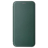 OnePlus 10T/Ace Pro Flip Cover - Karbonfiber - Grøn