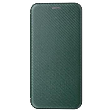 OnePlus 10T/Ace Pro Flip Cover - Karbonfiber - Grøn