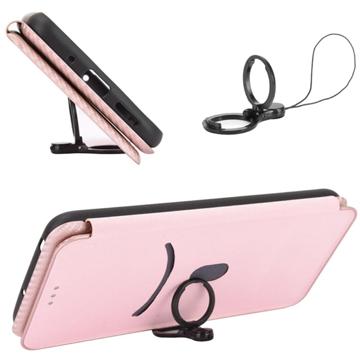 OnePlus 10T/Ace Pro Flip Cover - Karbonfiber - Rødguld