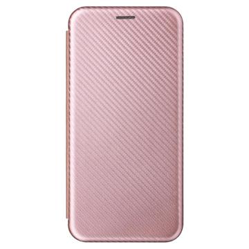 OnePlus 10T/Ace Pro Flip Cover - Karbonfiber - Rødguld