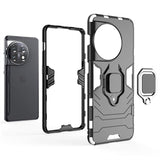 OnePlus 11 Hybrid Cover med Ring Holder - Sort