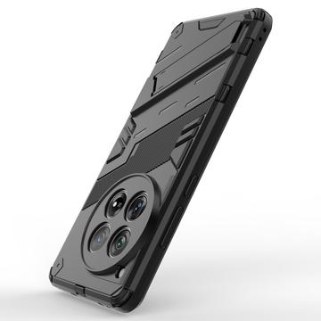 OnePlus 12 Armor Series Hybrid Cover med Stand - Sort