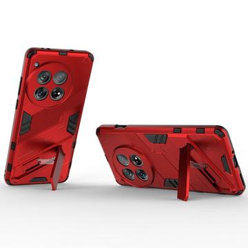 OnePlus 12 Armor Series Hybrid Cover med Stand - Rød